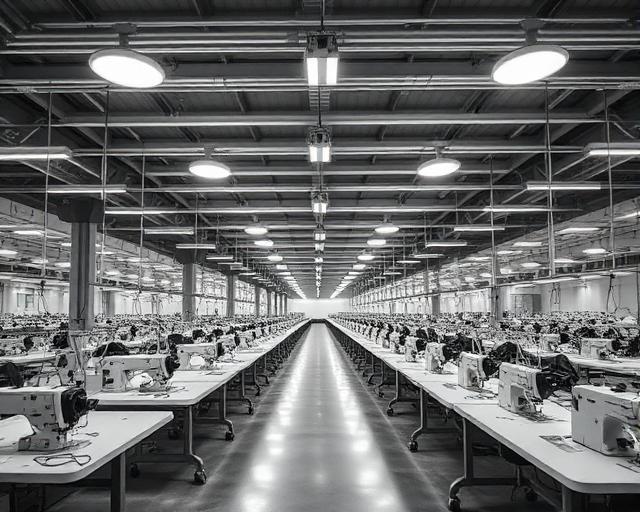 Garment production floor